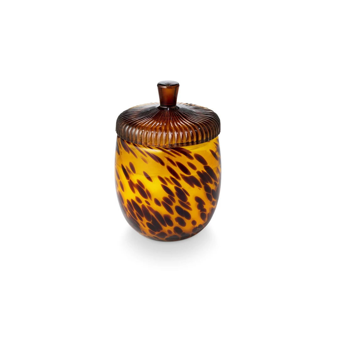 Woodfire Glass Acorn Candle – Pink Antlers