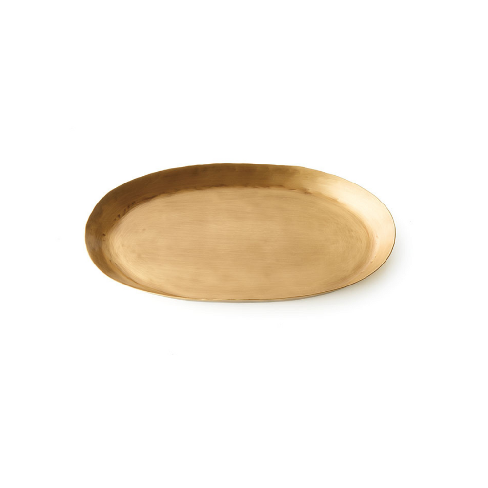 Small Brass Oval Tray