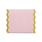 Meal Planner Pink + Chartreuse