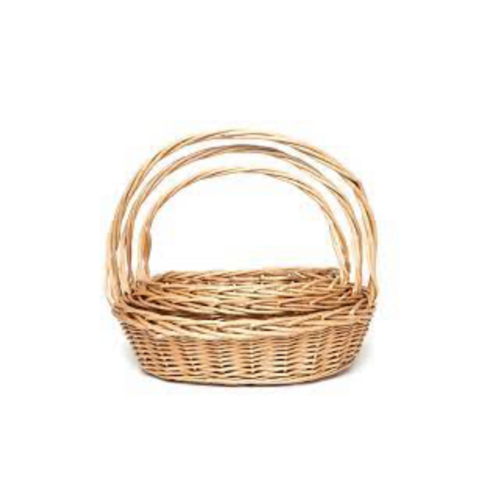 Oval Natural Easter Basket