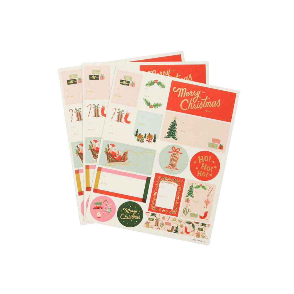 Deck the Halls Stickers & Labels