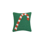 Green Candy Cane Pillow
