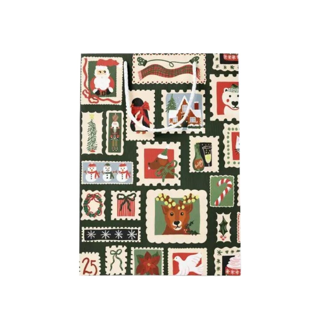 Coming Soon! North Pole Post Gift Bag Pink Antlers