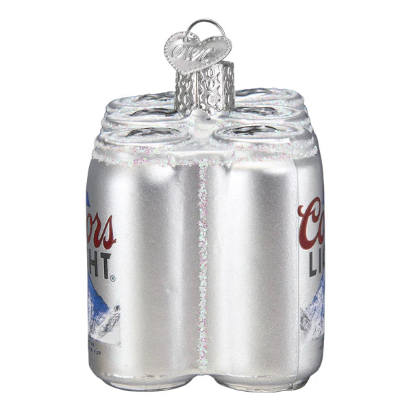 coors light train ornament