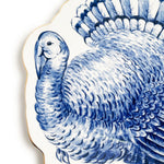 Blue & White Turkey Plate