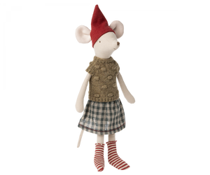 Medium Girl Christmas Mouse