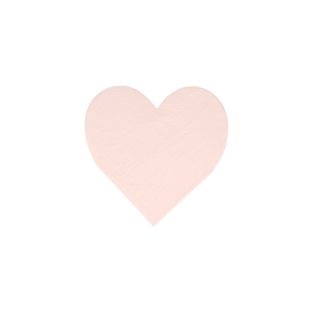 Pink Tone Small Heart Napkins – Pink Antlers