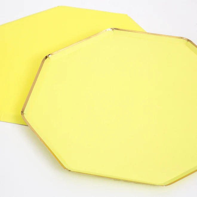 Pale yellow online paper plates