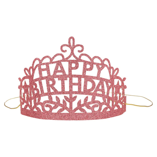 Happy Birthday Tiara Pink Antlers