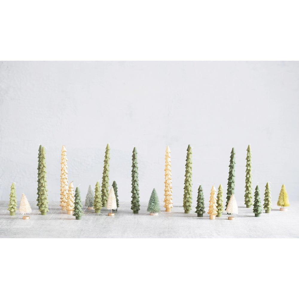Evergreen Tree Shaped Tapers, 5 Inch