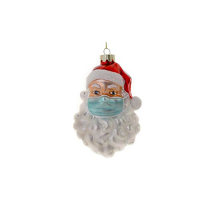 
            
                Load image into Gallery viewer, Masked Santa Ornament
            
        