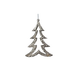 Aluminum Tree Ornament - Nickel