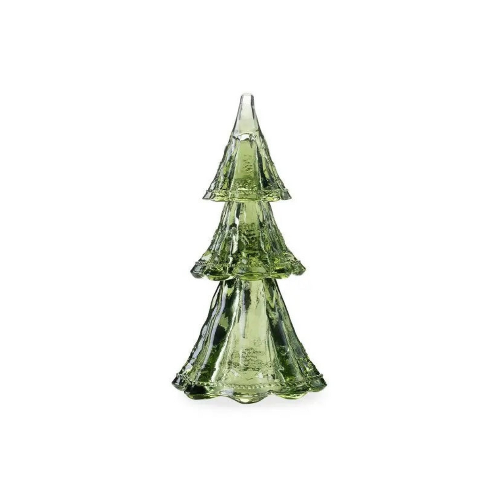 Green Stackable Glass Tree
