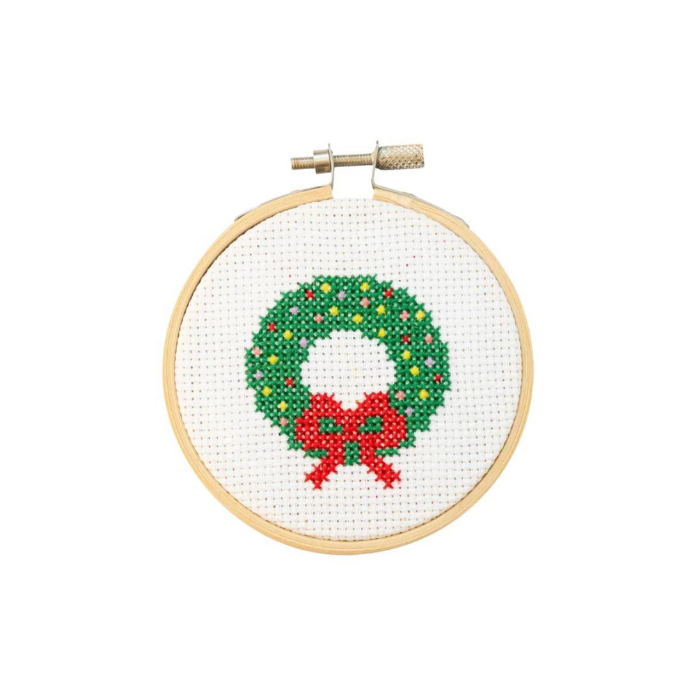 
            
                Load image into Gallery viewer, Wreath Cross Stitch Kit
            
        