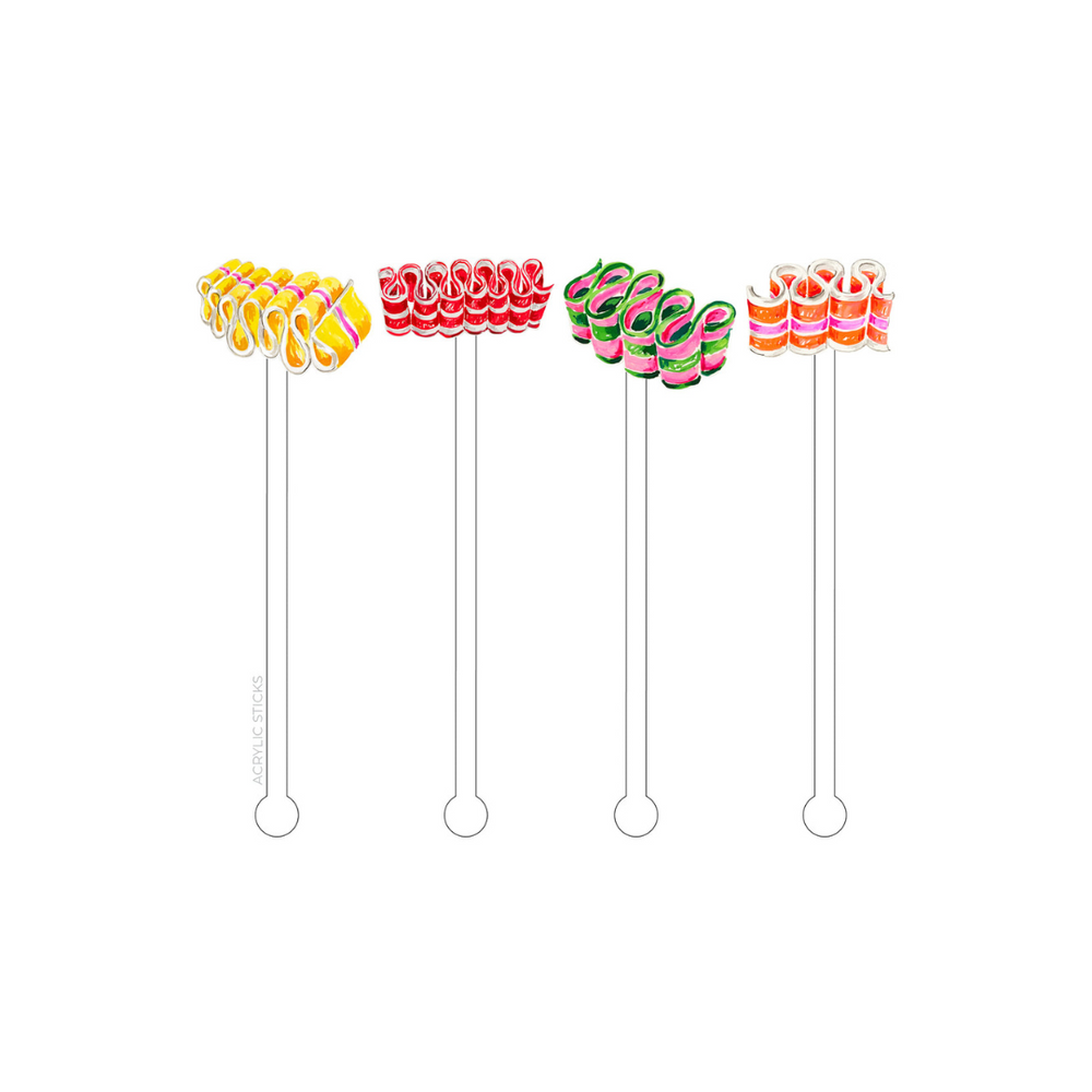
            
                Load image into Gallery viewer, Christmas Candy Ribbon Stir Sticks
            
        