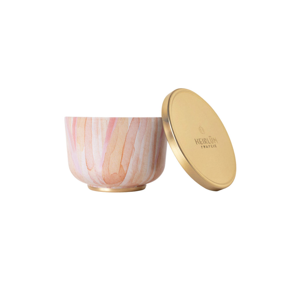 Heirlum Pumpkin Candle with Gold Lid