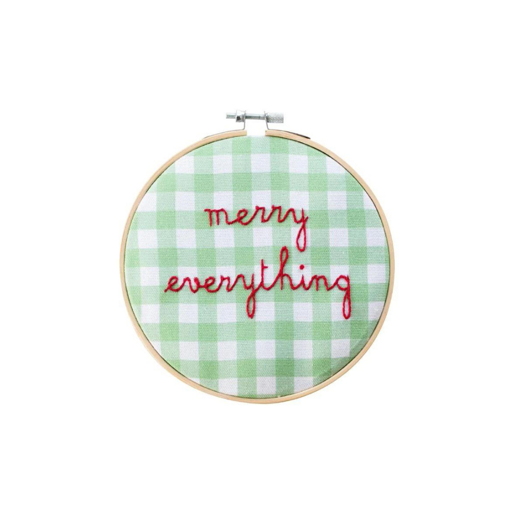 Merry Everything Embroidery Kit