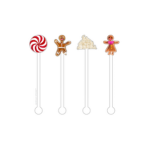 
            
                Load image into Gallery viewer, Gingerbread Christmas Stir Sticks
            
        