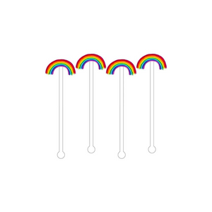 Rainbow Vibes Stir Sticks