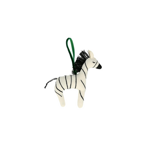 
            
                Load image into Gallery viewer, Knitted Zebra Tree Decoration
            
        