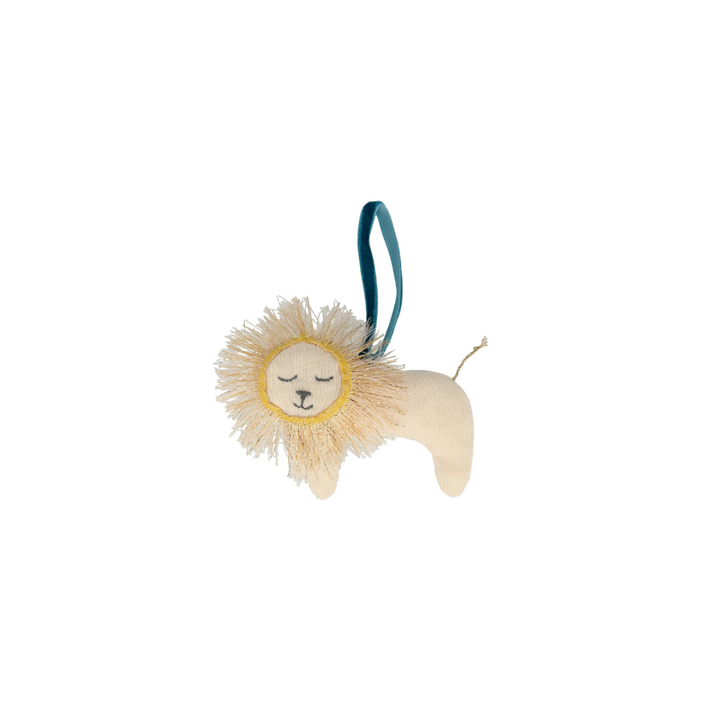 Knitted Lion Tree Decoration