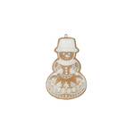 Snowman Gingerbread Ornament