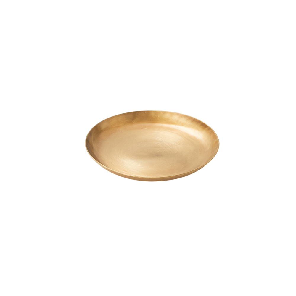 Small Round Brass Plate