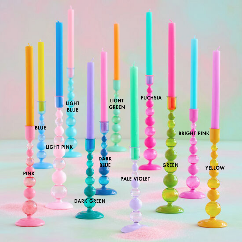 
            
                Load image into Gallery viewer, Bubble Rainbow Candle Holders
            
        