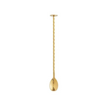 Twisted Gold Cocktail Spoon