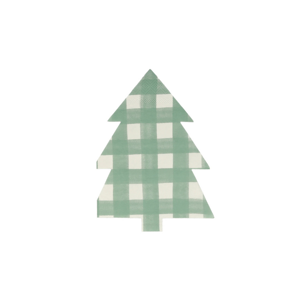 
            
                Load image into Gallery viewer, Green Gingham Tree Napkins
            
        