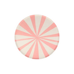 Pink Stripe Plates