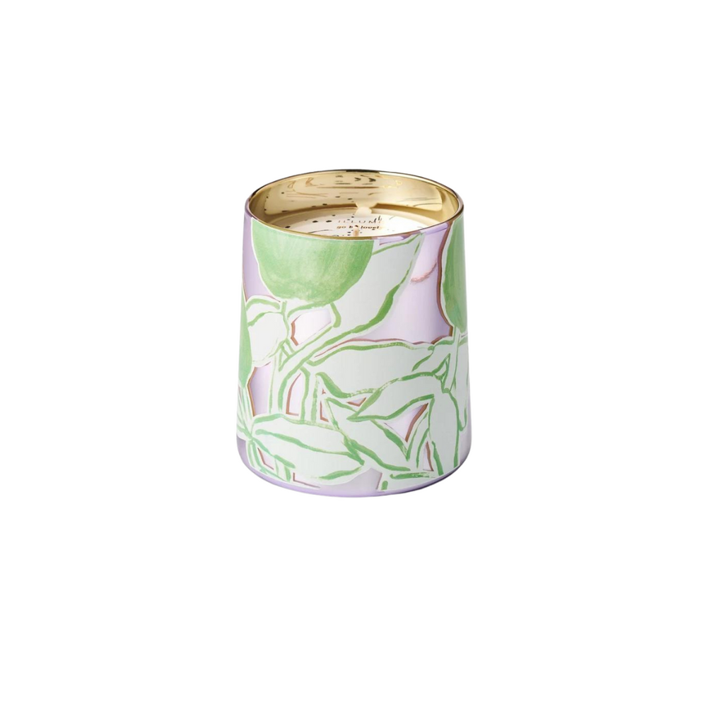 Summer Vine Pearl Glass Candle