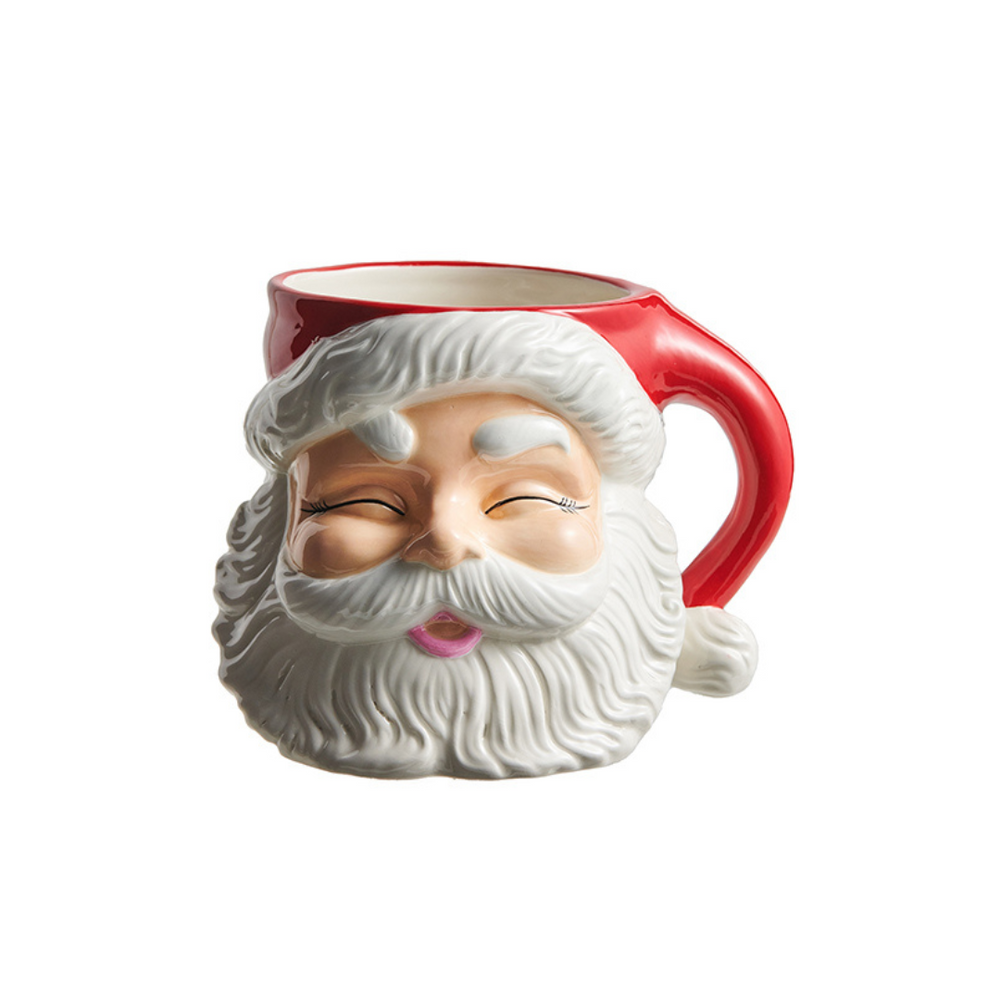 7.5" Red Santa Container