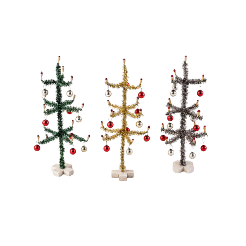 Sisal Tree with Ornaments