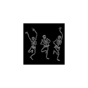 
            
                Load image into Gallery viewer, Skeleton Dance Cocktail Napkin
            
        
