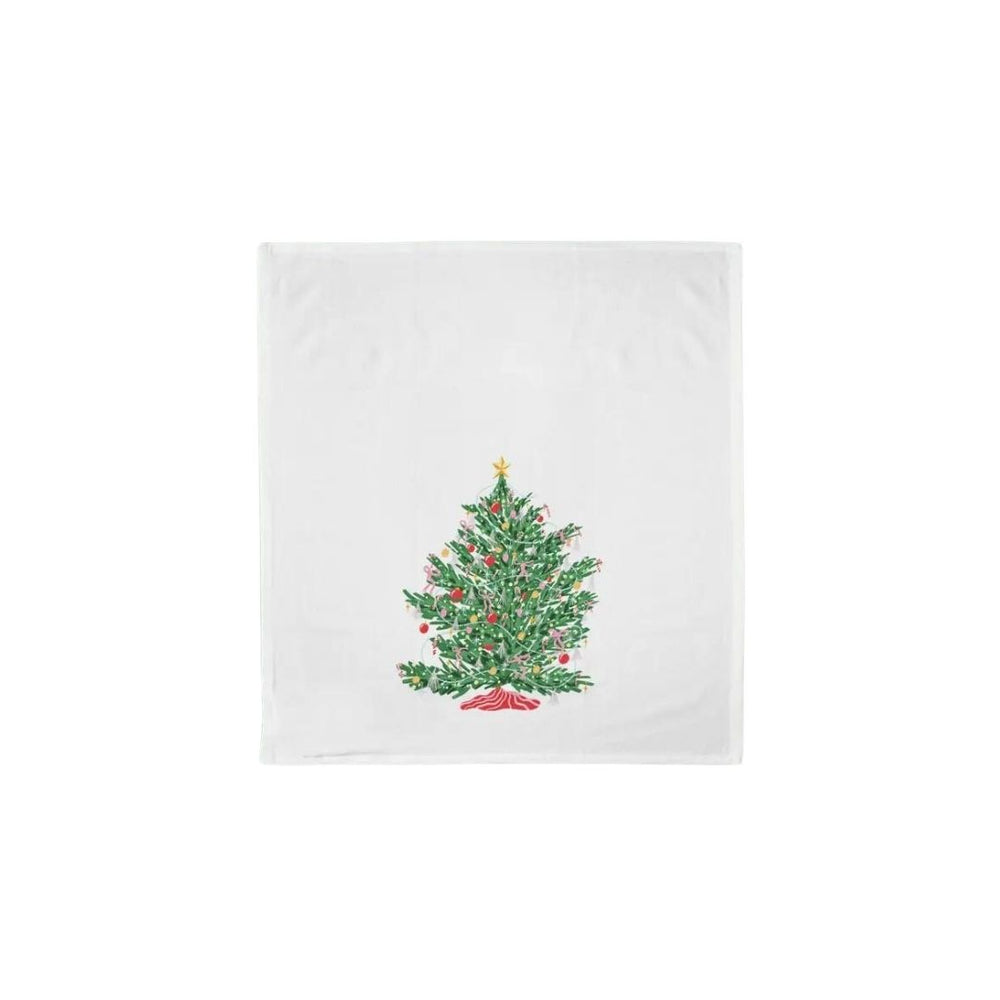 Festive Christmas Tree Tea Towel