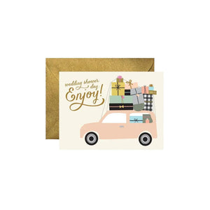 Bridal Shower Car Card Pink Antlers Bridal Shower Car Card Pink Antlers