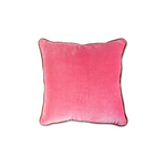 Light Pink & Rust Charliss Velvet Pillow