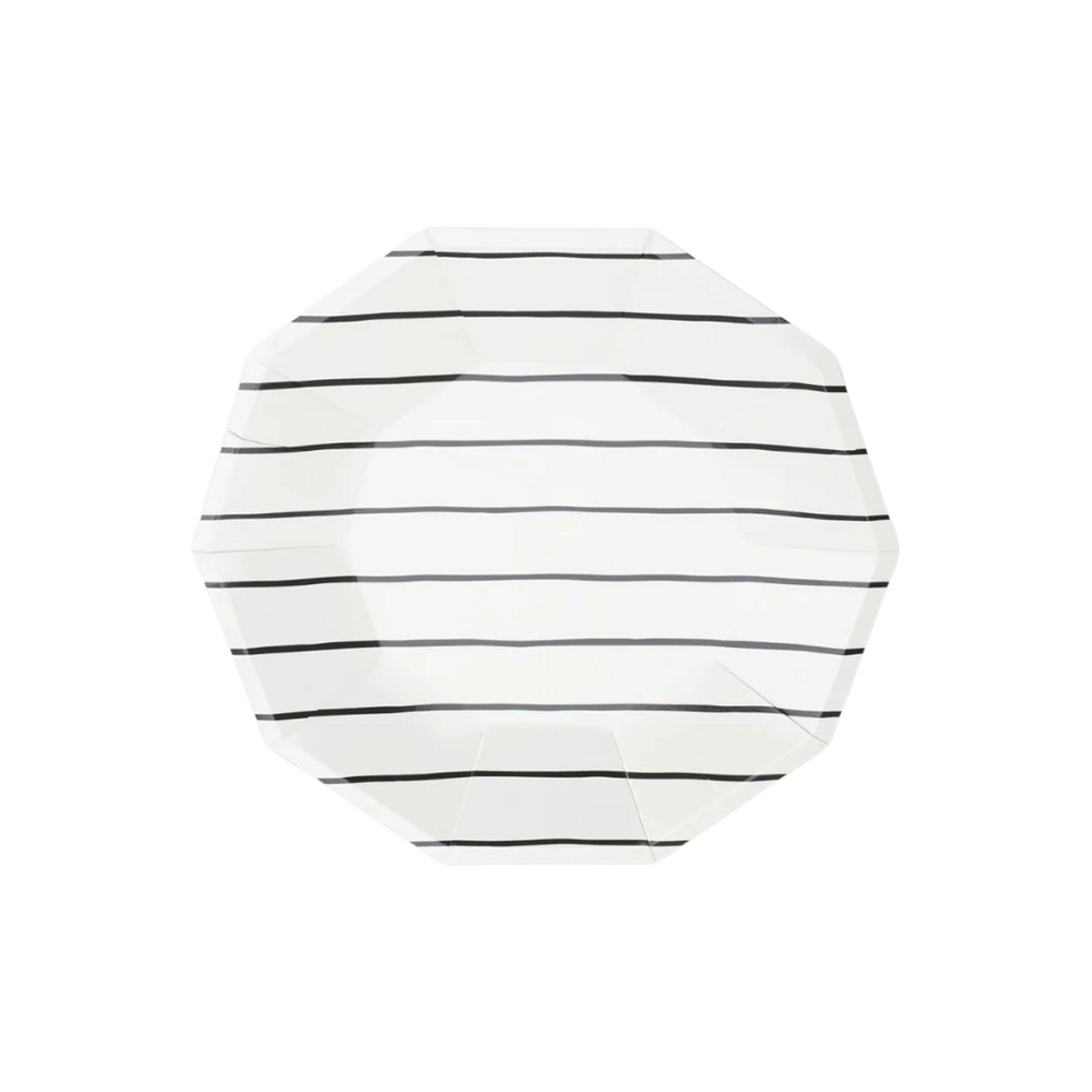 Ink Striped Large Plates
