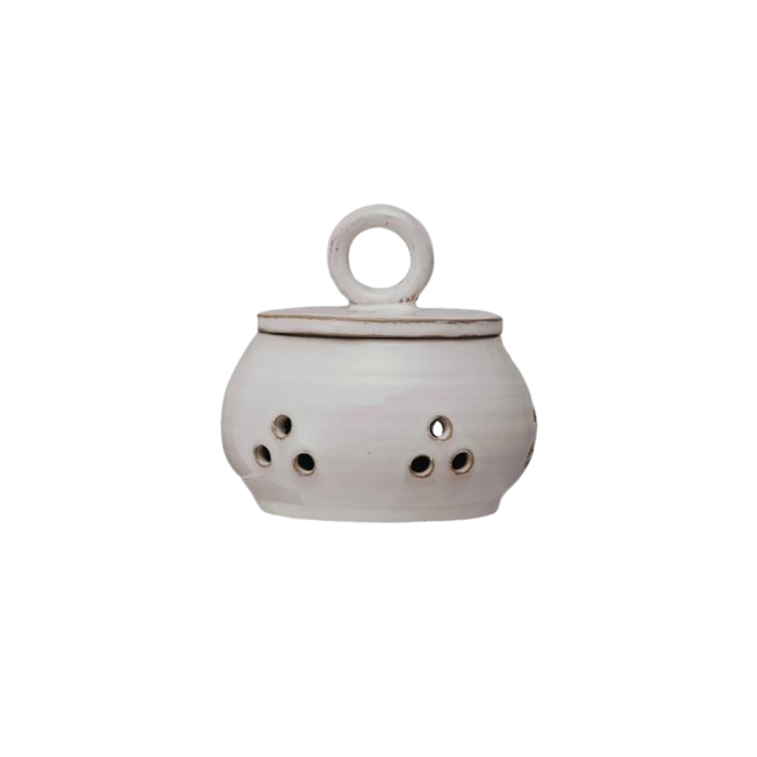 Stoneware Garlic Keeper