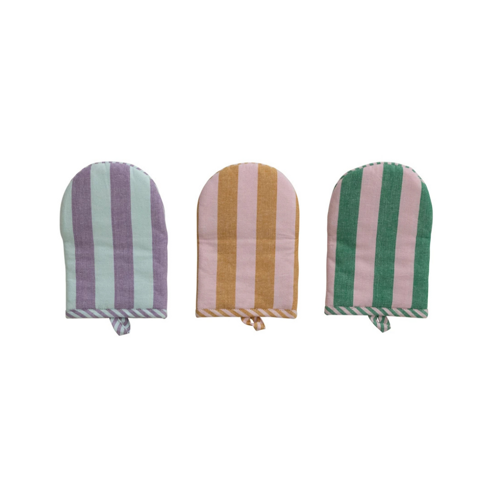 Cabana Striped Oven Mitt