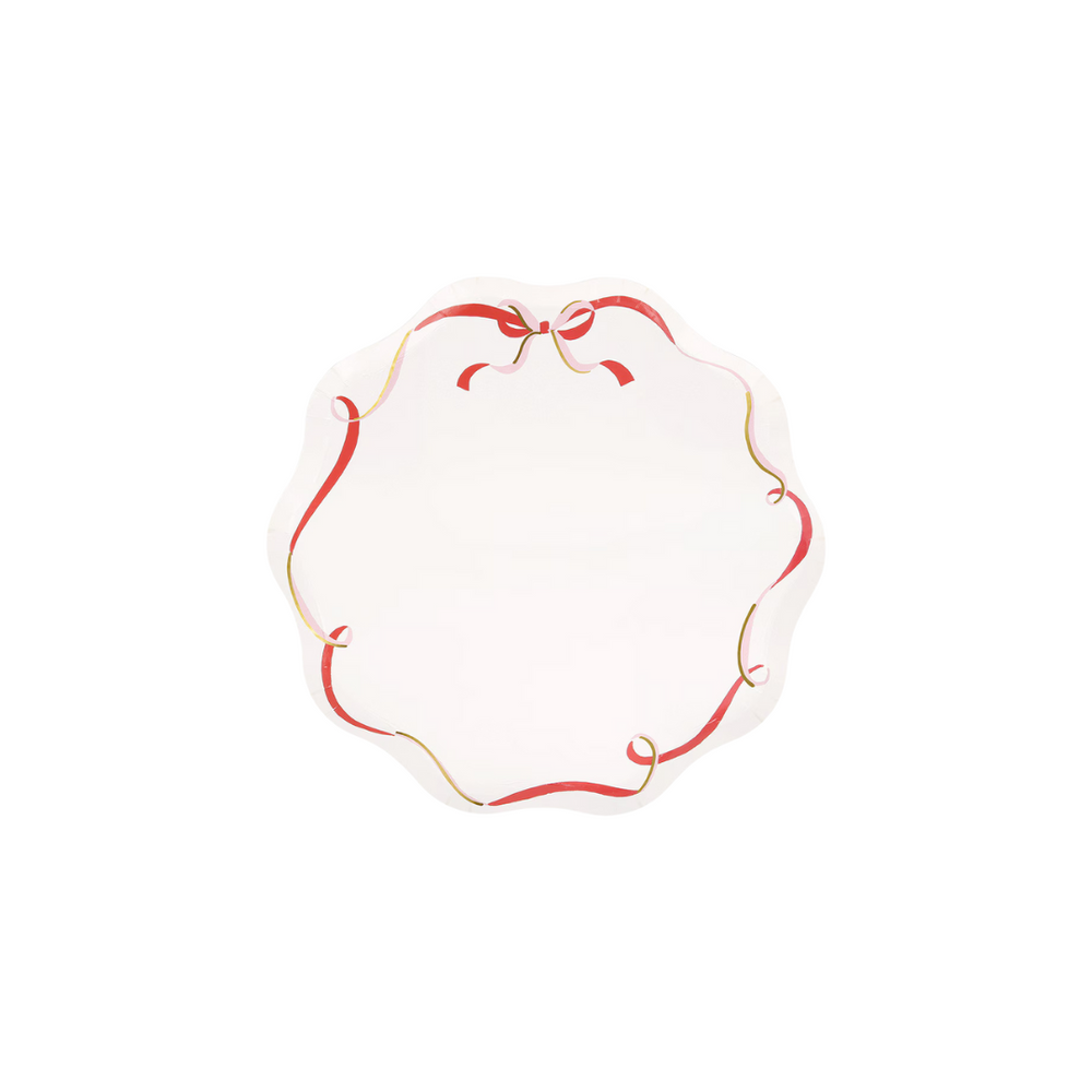 Ribbon Bow Side Plates