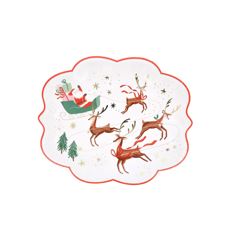 Santa + Friends Plates