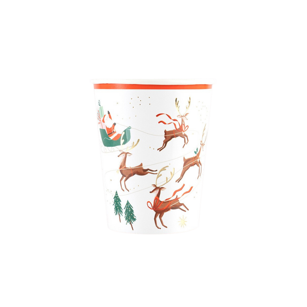 Santa + Friends Cups