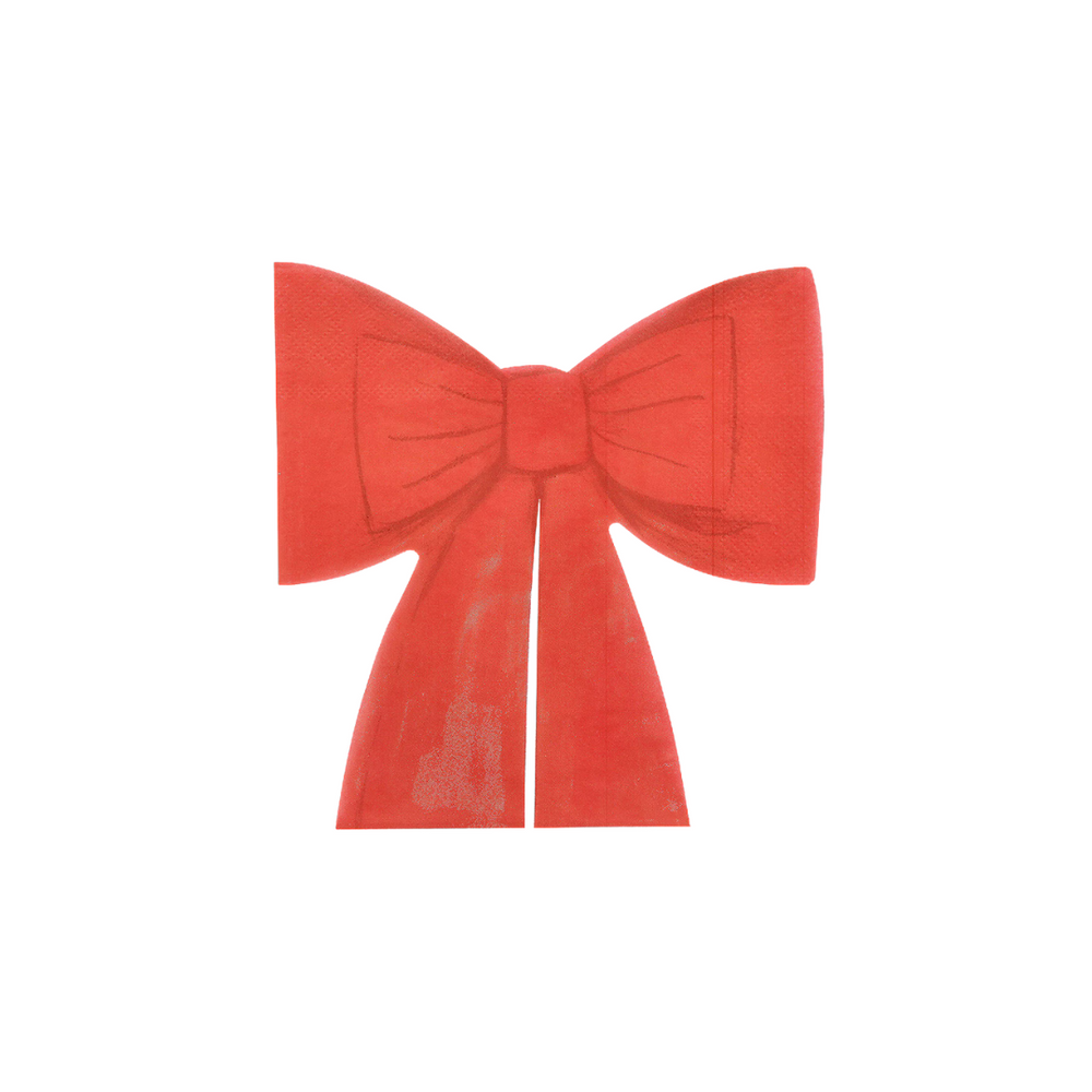 Red Bow Napkins
