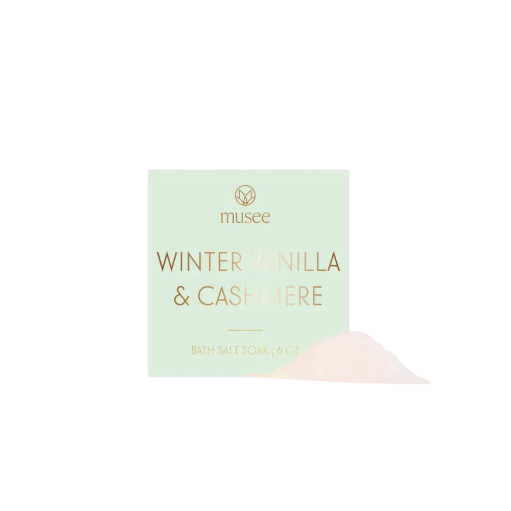 Winter Vanilla & Cashmere Mini Bath Salt Soak