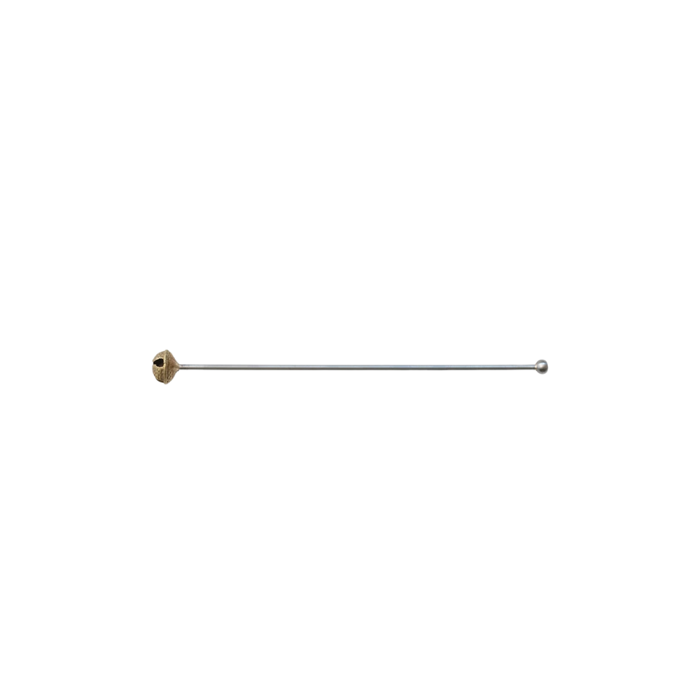 Brass Bell Cocktail Stir Stick
