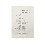 Martini Method Tea Towel