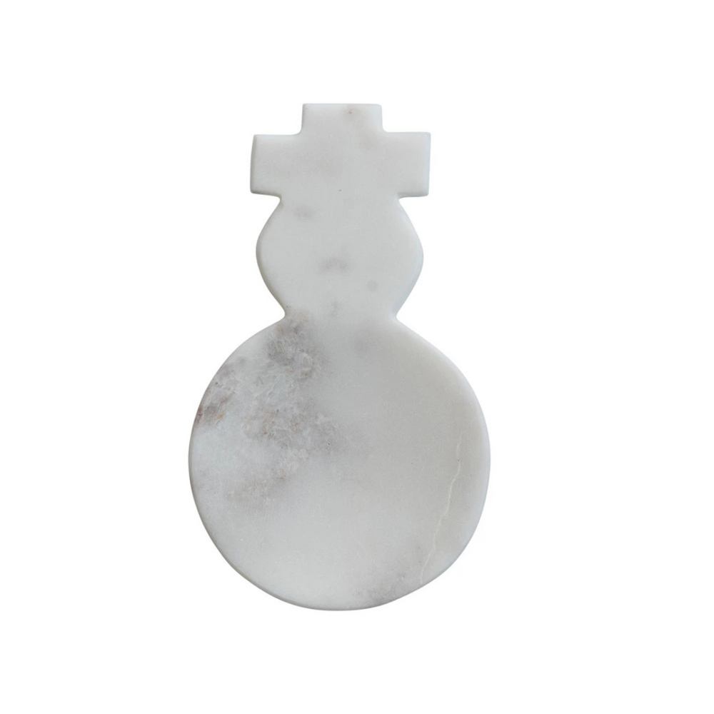 Marble Snowman Spoon Rest