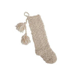 Cream Knit Stocking